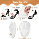 FCYIMI Metatarsal Pads Ball of Foot Cushions Gel Forefoot Pads 3 Pairs 2
