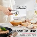 Kitessensu High Effective Garlic Press With Studs, Heavy Duty Garlic Mincer, Easy to Squeeze and Clean, Rust Proof,… — 4