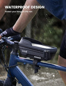 Lamicall Bike Frame Bag Waterproof - [1s Release] Bike Phone Mount Holder | Medium — 2