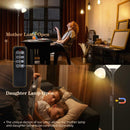 GERGO Torchiere Floor Lamp with Remote Control and Adjustable Reading Light — 7