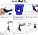 2 Piece Shoe Stretcher Boot Stretcher for Men & Women, 3-Way Shoe Widener | blue — 4