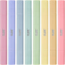 BLIEVE Bible Highlighters No Bleed Through, Pastel Colors, Dual Tip, 8 Pack | CANDY — 1