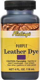 Fiebing's Leather Dye (4 Fl Oz, Mahogany) - Alcohol-Based, Penetrating, Permanent Dye for Shoes, Boots, Belts, Bags, Furniture - Includes Wool Dauber Applicator - Recolor & Restore Leathercraft — 1