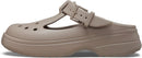 Crocs Women's Classic Mary Jane Clogs – Taupe — 4