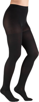 Truform 20-30 mmHg Compression Pantyhose, Women's Hosiery Support Tights, Black, Tall — 1