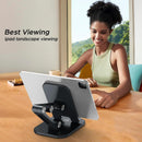 OCYCLONE Phone Stand for Desk, Foldable Cell Phone Stand Holder, Black photo 6