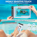 PEDVSTY Large Waterproof Phone Pouch [with Sealing Strip], White photo 5