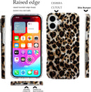 J.west Compatible with iPhone 16 Plus Case,Luxury Sparkle Translucent Clear Vintage Leopard Print Soft Silicone Cover for Girls Women Protective Phone Case for iPhone 16 Plus 6.7 inch Cheetah — 5