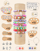 BestNow Clay Beads Bracelet Making Kit 5000 Pcs Friendship Bracelet Kits Flat Beads for Jewelry Making Polymer… — 2