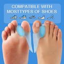 Promifun Bunion Cushion Protector, 10 Packs of Bunion Corrector Pads with Separator for Big Toe, Gel Shield for Foot Pain Relief, Calluses, Corns - Blue — 5