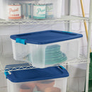 Sterilite Latch and Carry, Plastic Storage Bins w/ Lids, 12 Gallon, 6-Pack — 7
