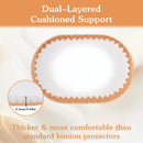 24 Pcs Bunion Pads to Wear with Shoes, Self-Adhesive Waterproof Cushion Protector, Multi-Size Moleskin for Feet, Breathable Foam Bunion Pads — 3
