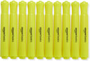 Amazon Basics Tank Style Highlighters, Chisel Tip, Bible Highlighter, Office and School Supplies, 12 Pack, Yellow — 1