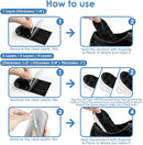 DR. Potter+ 4 Layers Adjustable Height Increase Insoles, 1 Inch Heel Lift for Leg Length Discrepancies, Heel Cushions for Heel Spurs and Heel Pain, Heel Inserts for Women and Man (Black, Large) — 6