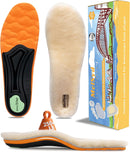 MelSyd Sheepskin Arch Support Inserts: 250-lb Support & Merino Wool Insoles — 1