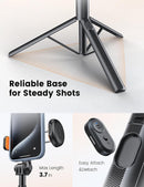 ANXRE 71" Phone Tripod with 1/4" Camera Mount, NT79 Extendable Selfie Stick photo 3