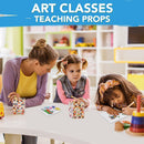 ESRICH Mini Canvases for Painting,4x4In Canvas in Bulk 24Pack, 2/5In Profile Small Square Canvas, Blank Canvases are Great for School Projects and Kids Birthday Parties, Home Decor Project. | 4x4in-24 Packs — 6