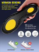 Carbon Fiber Insole for Men and Women- Sport Shock Absorbing Shoe Insert - Carbon Black — 4