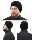 Wool Knit Beanie Hats for Men Women,Cuffless Winter Skull Caps — 4
