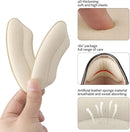 Heel Grips Liner, Cushions Heel Pads Insert Prevent Too Big, Slipping, Blisters, Filler for Loose Shoe Fit (NEW (Pale Apricot+Black)) — 4