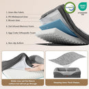 EHEYCIGA Orthopedic XL Dog Bed for Large Dog, Memory Foam Dog Couch, Grey