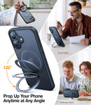 TORRAS Magnetic for iPhone 16 Case with Stand, Compatible with MagSafe — 4