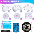 LET'S RESIN 18 Pcs Coaster Resin Molds Silicone, Coaster Molds — 2
