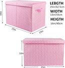 Large Toy Storage Box Chest for Kids, Sturdy Toy Box Bin Baskets with Lid — 4