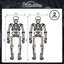 79" Skeleton Halloween Balloon, 2 Jumbo Skull Foil Balloon for Halloween Decorations Indoor, Halloween Home Decor, Halloween Decorations Outdoor | Halloween 2pack — 2