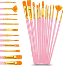 Caliart Metallic Acrylic Paint Set 24 Colors 2oz with 12 Painting Brushes | 2 Fl Oz (Pack of 24) — 7
