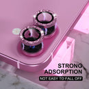 Choiche for iPhone 16/16 Plus Camera Lens Protector Bling, Glitter-Pink photo 6