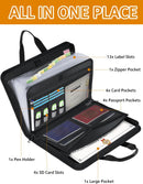 onvvippiv Important Document Organizer Folio Accordion File Organizer — 3