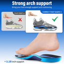 Plantar Fasciitis Insoles, Arch Support Inserts Women Men, 40 - Blue - Mens 11-11.5Womens 13-13.5(300mm) — 3