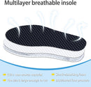 5 Pairs Breathable Cushioned Insole Ultra-Soft Cushioned Walking Comfort Insole Double Latex Foam Perforated Insole Cuttable Replacement Insole for Men 7-11 Women 2-8(Black,White) — 4
