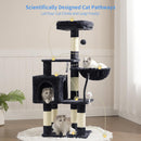 Heybly Cat Tree with Toy, 43.3 inch Cat Tower for Indoor Cats HCT004SG — 7