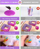 LET'S RESIN UV Resin Kit, 18 Dark Colored UV Resin Craft Set — 2