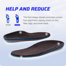 VALSOLE 250+lbs Winter Thermal Wool Insoles for Men Women,Plantar Fasciitis Orthotics Insert,for Flat Feet,High Arch,Foot Pain,Standing All Day Boot Work Shoe Warm Insoles(318mm) - Brown&black — 3