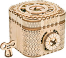 ROKR 3D Wooden Puzzle Mechanical Treasure Box Model DIY Brain Teaser Projects for Adult Age 14+ Birthday Gift Educational Toys Wooden Puzzles for Adults — 1