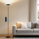 SIBRILLE Torchiere Floor Lamp - 72" Tall LED Standing Lamp with Remote/Button Control, 1800Lm, 3000-6500K, 30W… — 1
