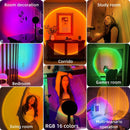 JIMEI Sunset Lamp Projector Led Lights for Bedroom Night Light RGB Lights Sun Sunlight Sunrise Lamp 10w 360°… — 5