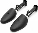 Adjustable Automatic Support Shape Plastic Two-Way Shoe Tree Shoe Stretcher Boot Holder Shaper with Tension Spring Coil | black — 1