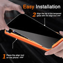 Milomdoi Privacy Screen Protector for iPhone 17 Pro Max, Tempered Glass photo 3