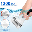 Electric Foot Callus Remover Kit, Elmchee Rechargeable Callous removers 3 Grinding Heads Waterproof Foot Scrubber File, Professional Pedicure Tools kit Feet Care for Dead, Cracked Dry Skin - White — 3