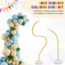 AerWo Balloon Arch Stand, Bendable Balloon Arch Kit with Light Strings | Colorful Half Balloon Arch — 5