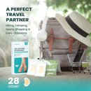 Promifun Blister Pads - 28 ct Water Resistant Hydrocolloid Bandages for Foot, Toe, Heel - Gel Blister Cushions for Prevention & Recovery, Spot Pack | 28 Count (Pack of 1) — 4