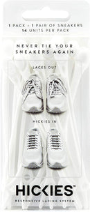 HICKIES Tie-Free Laces | White — 1
