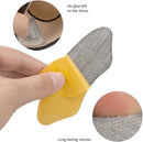 Heel Grips Liner Cushions Inserts for Loose Shoes, Heel Pads Snugs for Shoe Too Big Men Women, Filler Improved Shoe Fit and Comfort, Stop Heel Slip and Blister (4 Pairs) (Pale Apricot+Black) — 4
