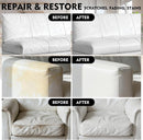 White Leather Recoloring Balm, Leather Repair Kit for Furniture,Leather Dye Couch Paint and Repair,Leather Scratch Remover,Leather Color — 2
