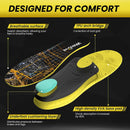 Achilles Tendonitis Insoles & Heel Pain Inserts: Dual-Layer Heel Support Inserts Cushion Impact for Achilles Tendonitis Relief & Heel Pain Relief​ - Shock Absorbing Inserts for Standing All Day - L — 2