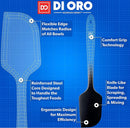 DI ORO Silicone Spatula Set - 600F Heat Resistant, 4-Pc Black — 3